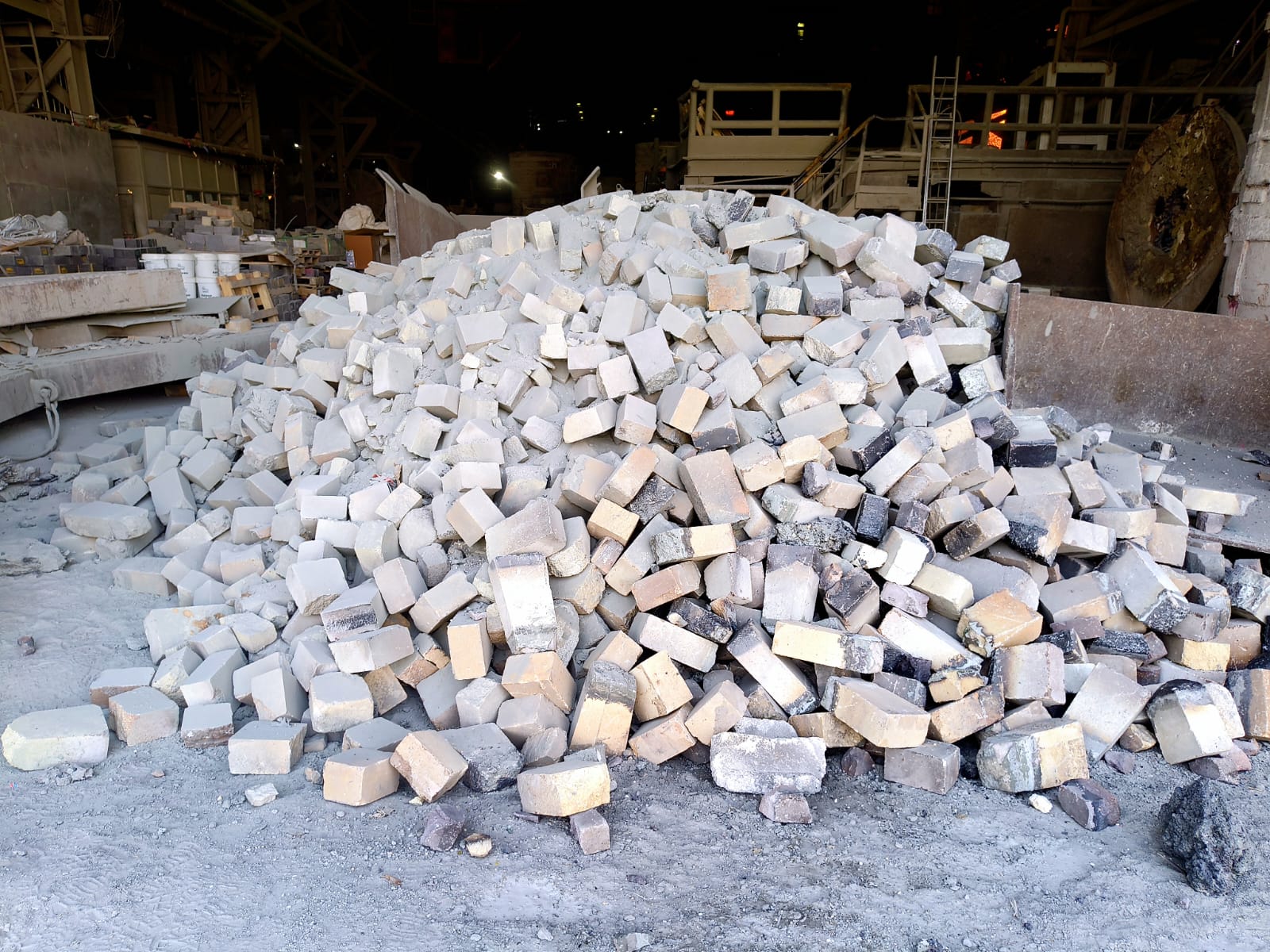 Waste and Used Dolomite AOD 